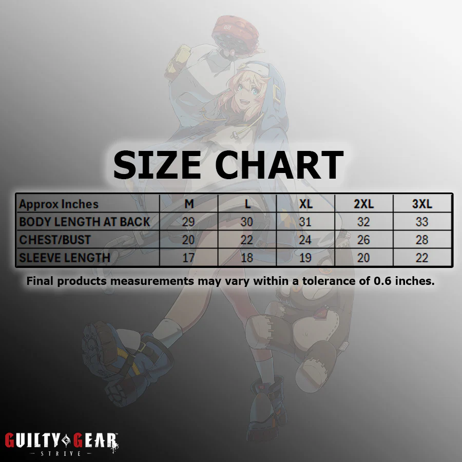 Guilty Gear -Strive- Bridget Silhouette Black T-Shirt - Image 4